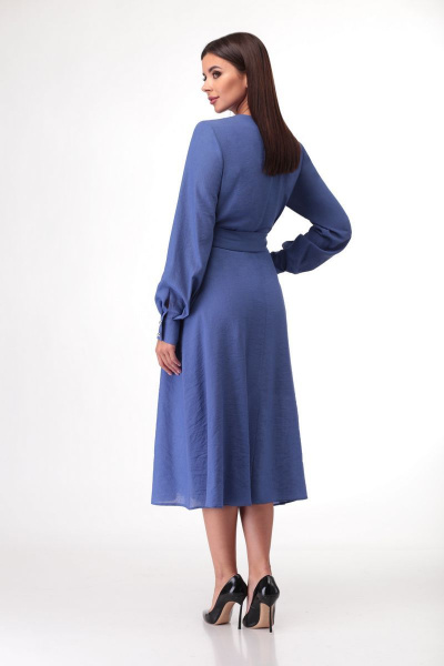 Платье VOLNA 1128 сиренево-голубой - фото 3
