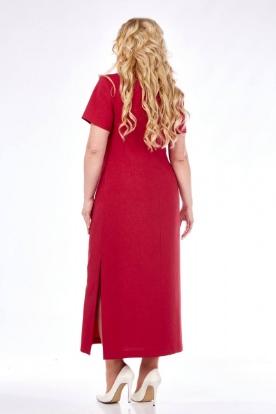 Платье SVT-fashion 556 ягодный - фото 4