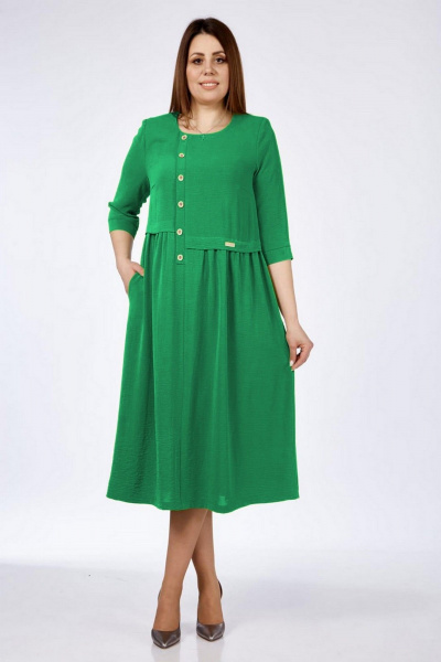 Платье Милора-стиль 1203 зеленый - фото 1