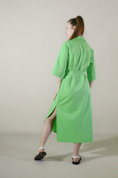 Платье Arisha 1296 зеленое_яблоко - фото 9
