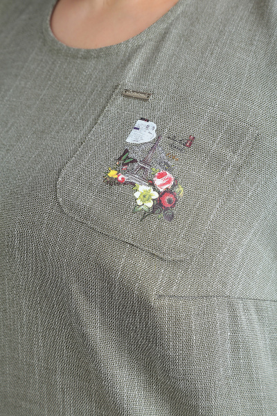 Блуза, брюки Algranda by Новелла Шарм А3467-костюм 2-х предметный - фото 3