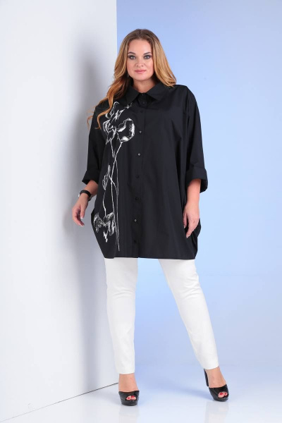 Блуза Viola Style 1105 черный.1 - фото 1