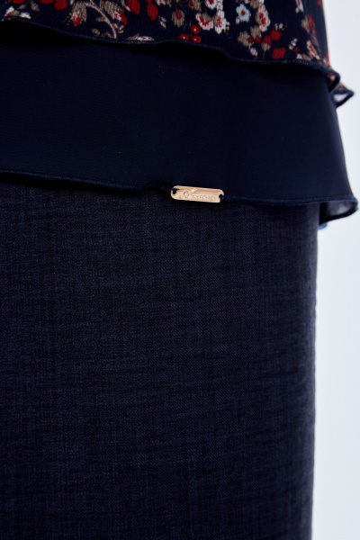 Блуза, брюки Anastasia 1099.1 темно-синий - фото 8