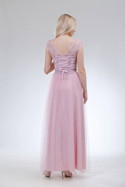 Платье Sharm-Art 1030 розовый - фото 2
