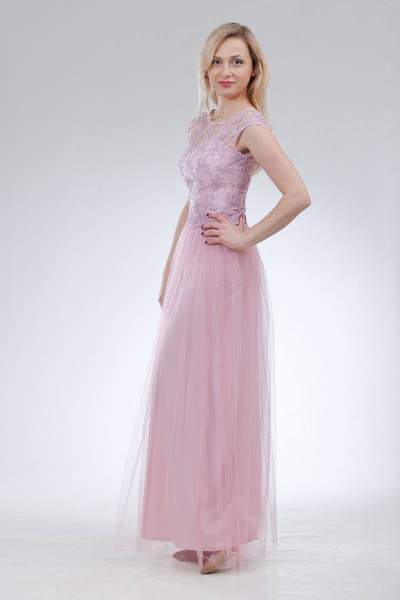Платье Sharm-Art 1030 розовый - фото 1