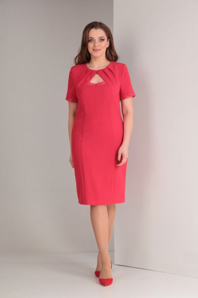 Платье Basagor 424 красный - фото 1