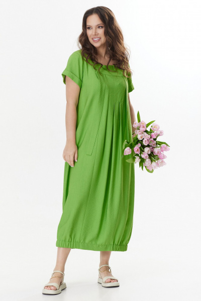 Платье Магия моды 2410 зеленый - фото 3