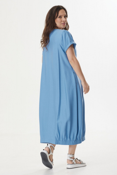 Платье Магия моды 2410 голубой - фото 3