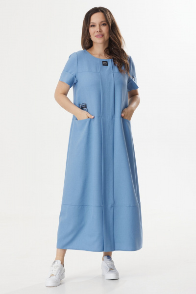 Платье Магия моды 2422 голубой - фото 1
