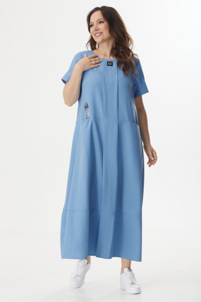 Платье Магия моды 2422 голубой - фото 3