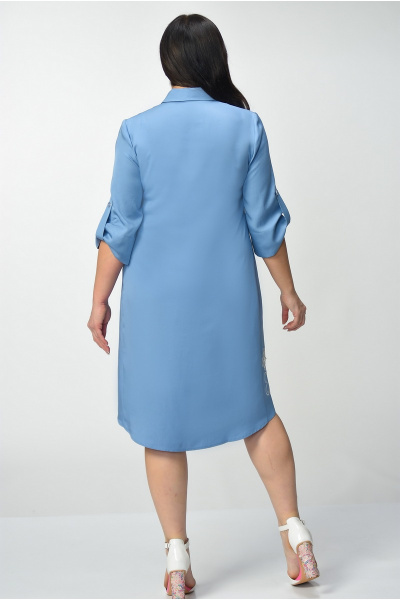 Платье GALEREJA 552 голубой - фото 2