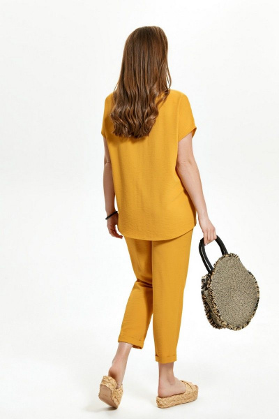 Блуза, брюки TEZA 1475 желтый - фото 2
