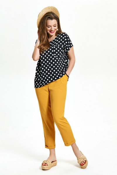 Блуза, брюки TEZA 1514 желтый - фото 1