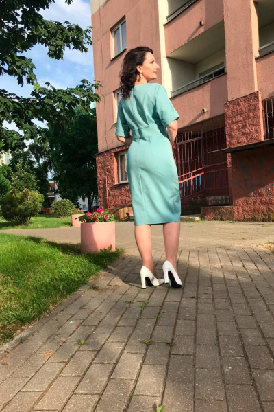 Платье Дорофея 554 мятный - фото 2