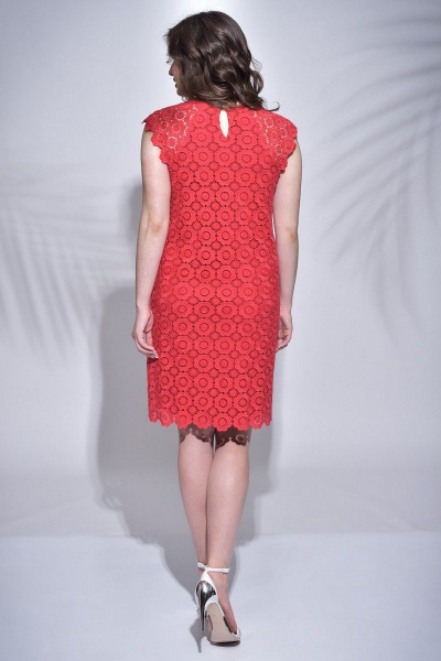 Платье Faufilure С297 красный - фото 2