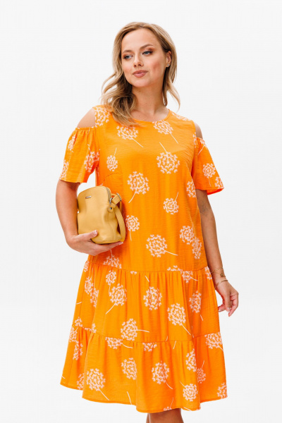 Платье Mubliz 175 оранжевый - фото 7