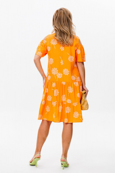 Платье Mubliz 175 оранжевый - фото 6
