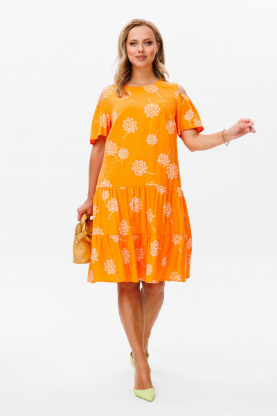 Платье Mubliz 175 оранжевый - фото 1