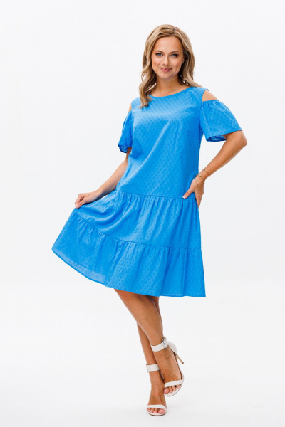 Платье Mubliz 175 голубой - фото 4