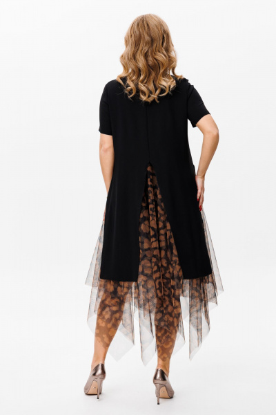 Платье Mubliz 161 черный_леопард - фото 8