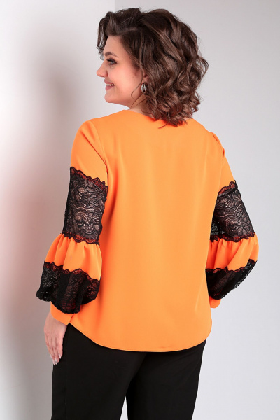 Блуза Таир-Гранд 62370 апельсиновый - фото 2