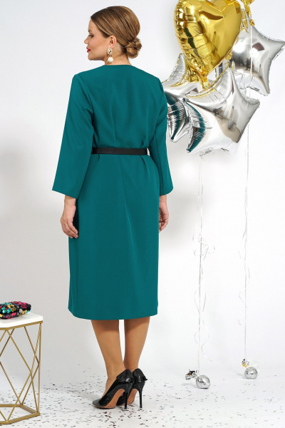 Платье Alani Collection 2016 темно-зеленый - фото 3