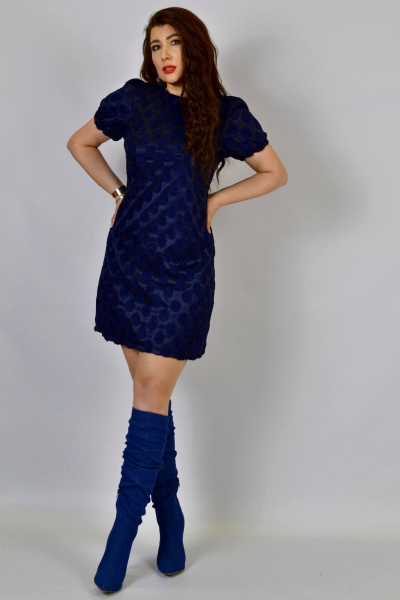 Платье Patriciа 01-5351 темно-синий - фото 2