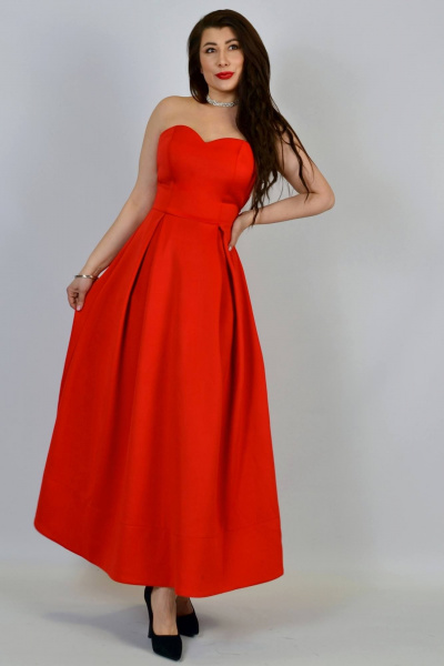 Платье Patriciа 01-5706 красный - фото 4
