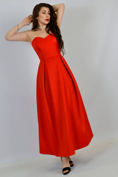 Платье Patriciа 01-5706 красный - фото 2