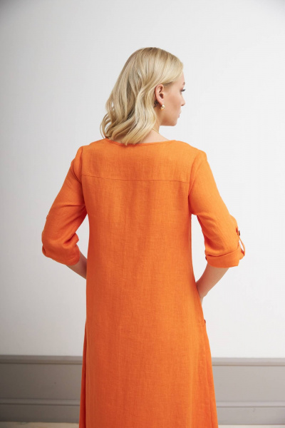 Платье Nadex 21-081630/210-24 оранжевый - фото 14