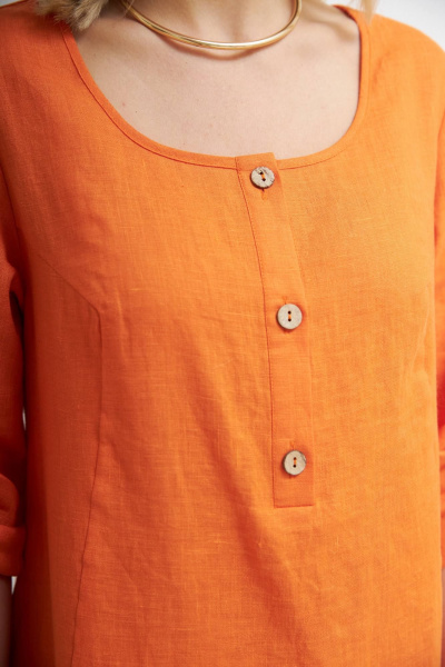 Платье Nadex 21-081630/210-24 оранжевый - фото 12