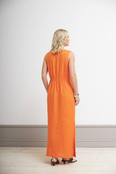 Платье Nadex 21-086220/210-24 оранжевый - фото 10
