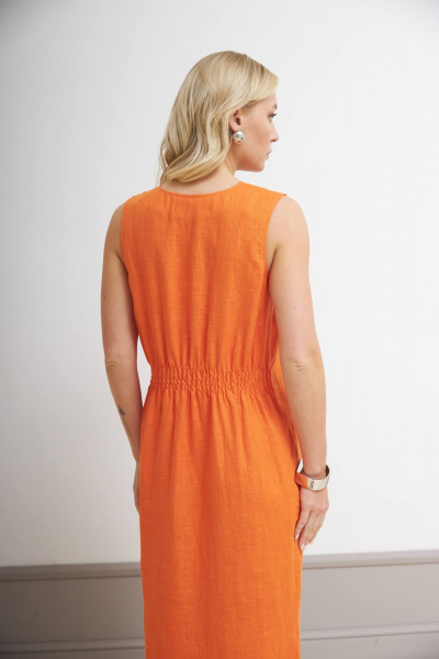 Платье Nadex 21-086220/210-24 оранжевый - фото 8