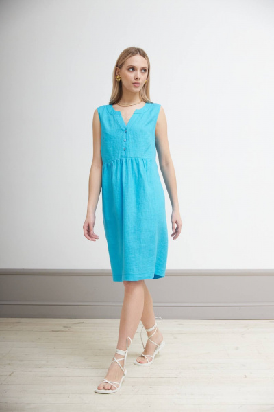 Платье Nadex 21-086320/210-24 голубой - фото 2