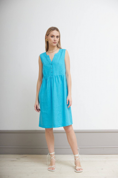 Платье Nadex 21-086320/210-24 голубой - фото 1