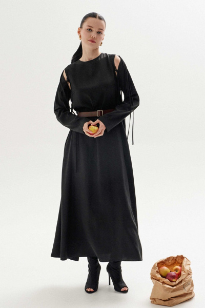Платье Lokka 1321 черный - фото 1