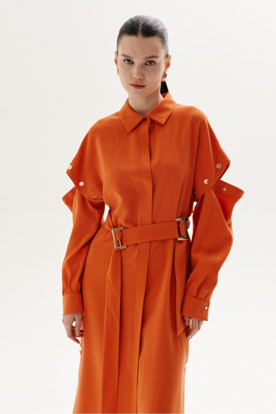 Платье Lokka 1349 оранжевый - фото 6
