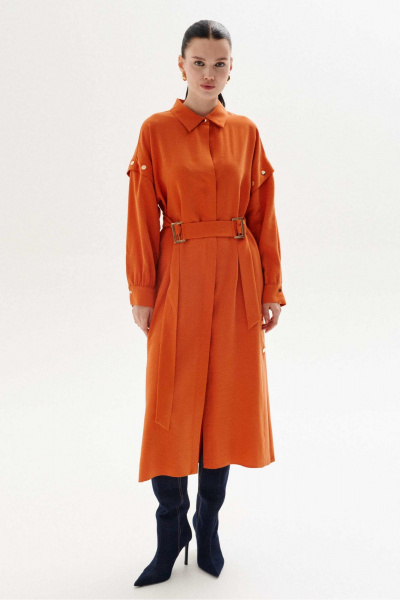 Платье Lokka 1349 оранжевый - фото 1