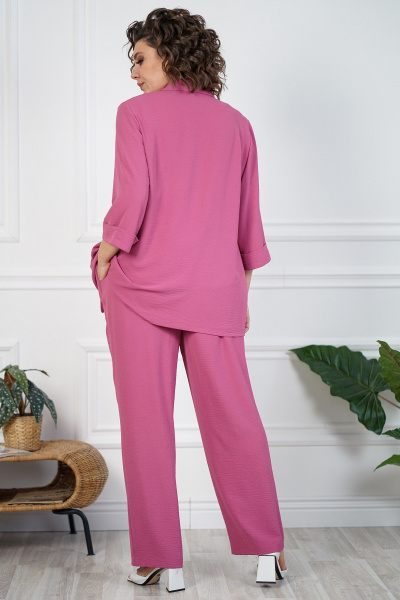 Блуза, брюки, жакет Alani Collection 2100 розовый - фото 7