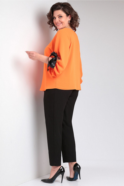 Блуза Таир-Гранд 62421 апельсиновый - фото 2