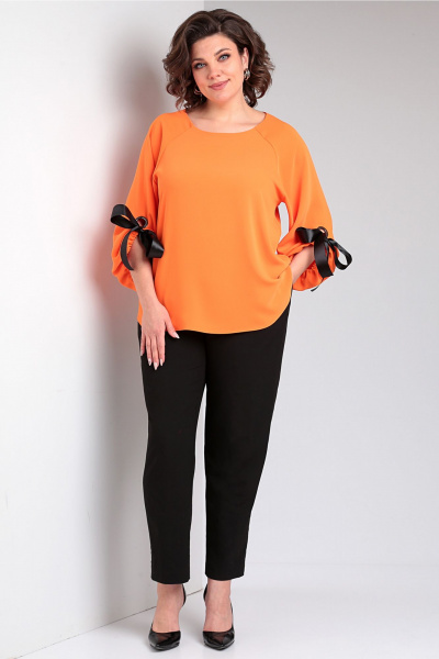 Блуза Таир-Гранд 62421 апельсиновый - фото 1