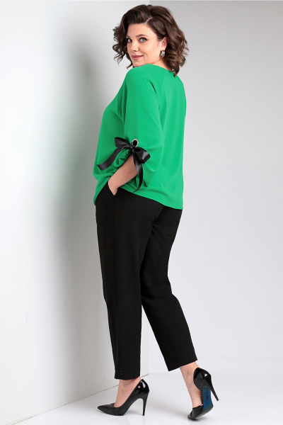 Блуза Таир-Гранд 62421 травяной - фото 4