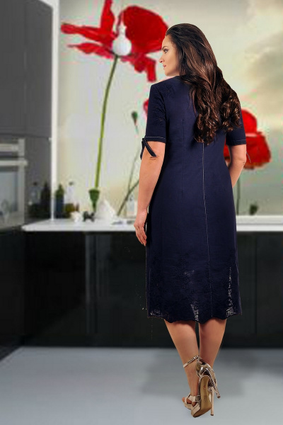 Платье Tensi 240 темно-синий - фото 3