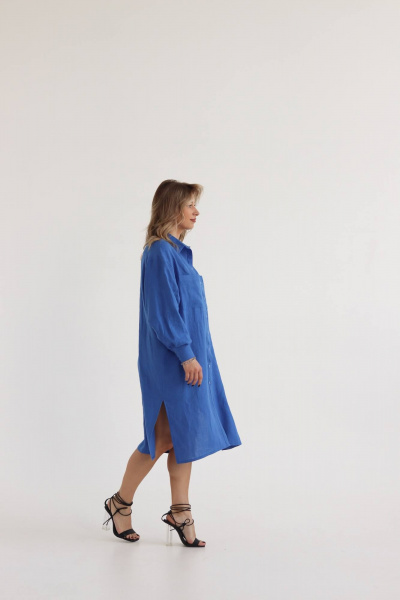 Платье SK Brand SK7165 синий(василек) - фото 6