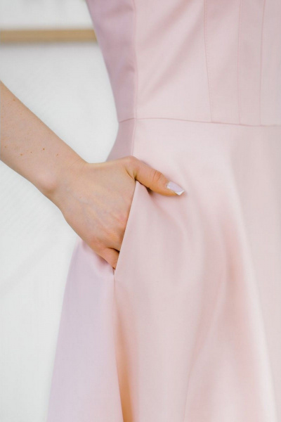 Платье MONA STYLE FASHION&DESIGN 24004 розовый - фото 6