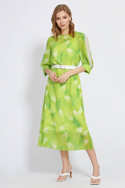 Платье Bazalini 4869 зеленый - фото 3