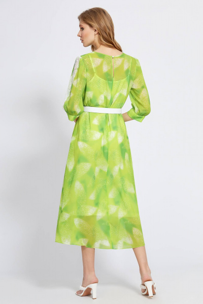 Платье Bazalini 4869 зеленый - фото 2