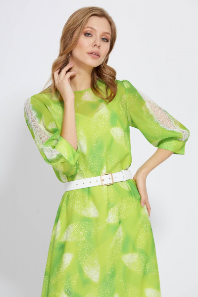 Платье Bazalini 4869 зеленый - фото 1