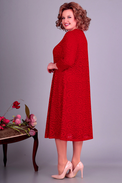 Платье Algranda by Новелла Шарм А3378-красное - фото 2