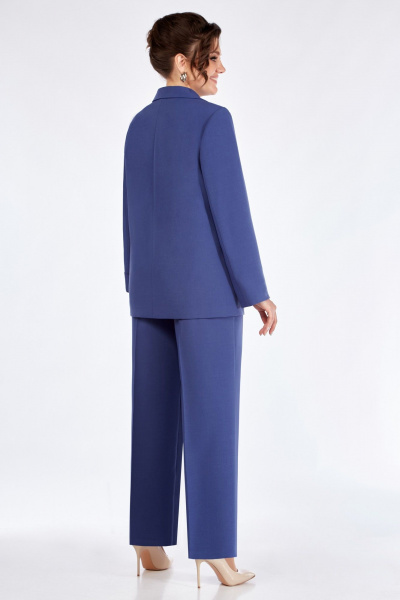 Блуза, брюки, жакет БагираАнТа 929 синий - фото 3